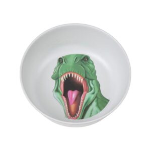 T-Rex Plate, Bowl & Tumbler Set ™ Dinosaur-Themed Kids' Tableware | Dishwasher Safe, BPA-Free Plastic Dinnerware for Children